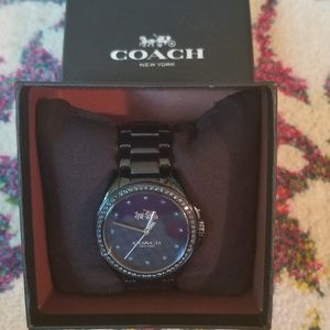 Coach Watch - Tristen Navy Blue Stainless Steel